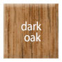 interior window and muntin color swatch - dark oak