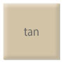 interior window and muntin color swatch - tan